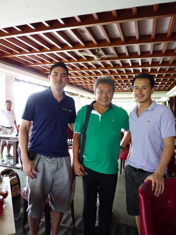 Errol, George Chandra – GM of Royale Jakarta, and Yours Truly