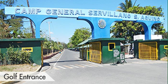 Golf Entrance of Camp Aquino Golf Club