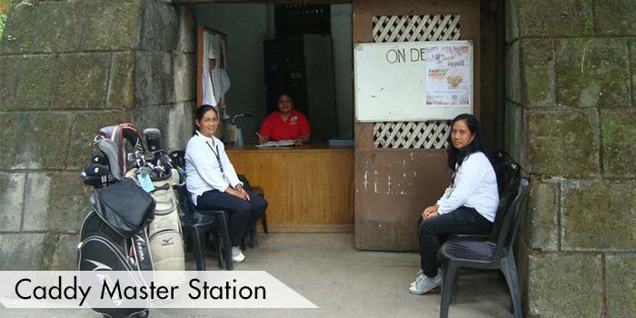 The Caddy Master Station at Club Intramuros Golf Course