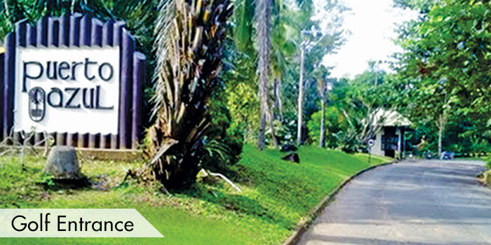 Puerto Azul Golf & Country Club Golf Entrance