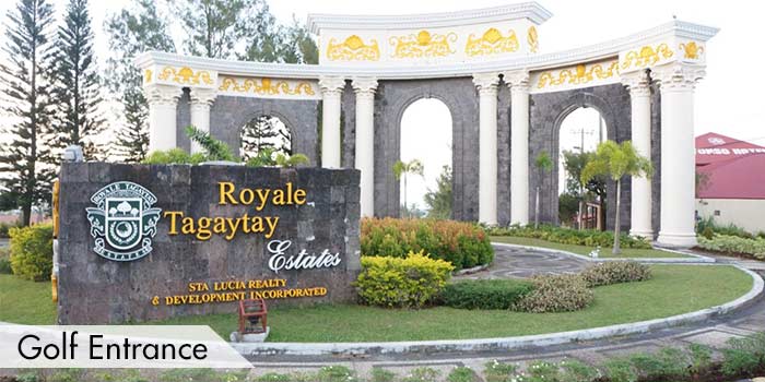 Golf Entrance of Royale Tagaytay Country Club