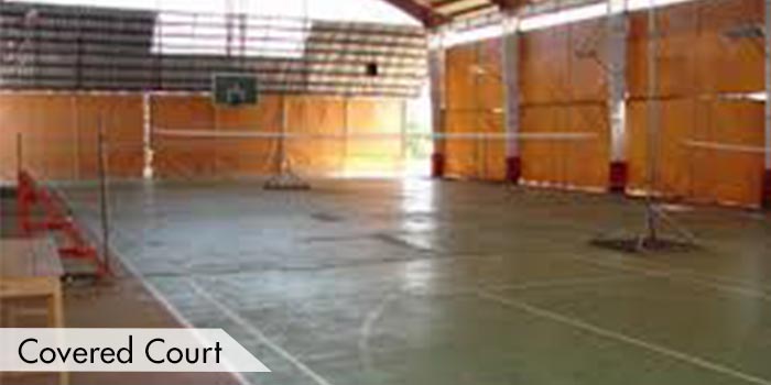 A Covered Court at UPI Hills Golf & Country Club