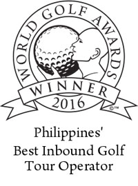 Philippines best inbound golf tour operator 2016 winner