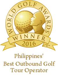 Philippines best outbound golf tour operator 2016 winner