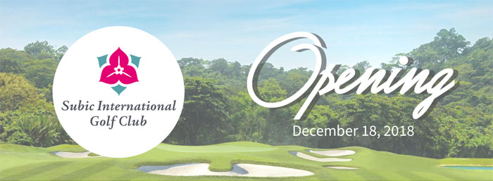 Subic International Golf Club opening