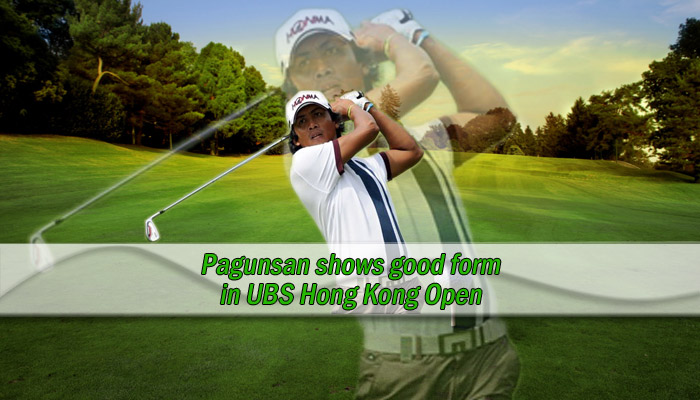Pagunsan shows good form in UBS Hong Kong Open