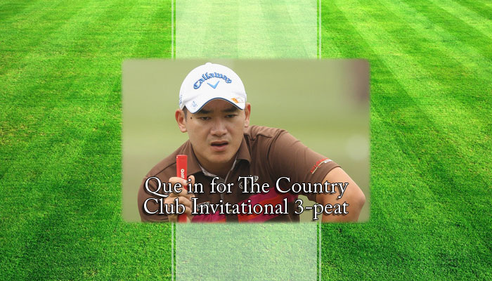 Que in for The Country Club Invitational 3-peat