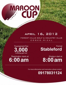 UP Golf Team to host Maroon Cup at Forest Hills