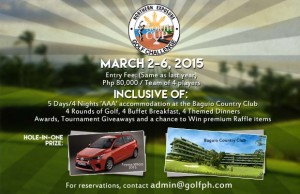 Golf at the 2015 North Cup in Baguio