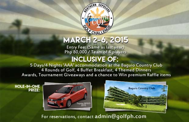 Golf at the 2015 North Cup in Baguio Golf at the 2015 North Cup in Baguio