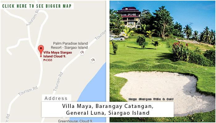 Maya Siargao Location, Map and Address