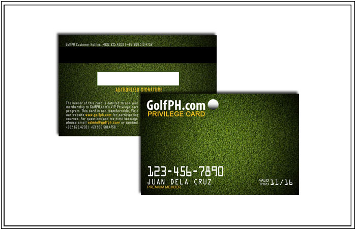 The GolfPH Discount Card – 25% off (see plans)