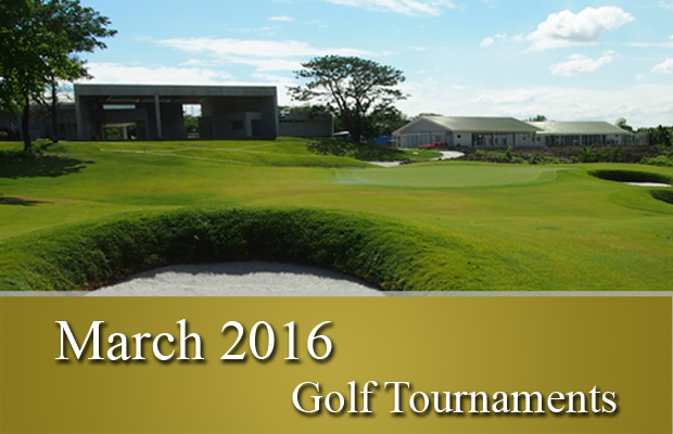 March 2016 Golf Tournaments