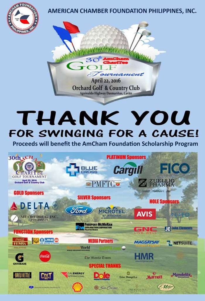 Special thanks to all of the sponsors of this event!