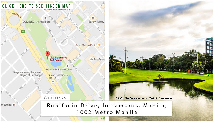 Club Intramuros Golf Course Location, Map and Address
