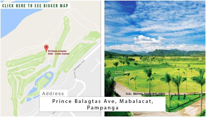 FA Korea Country Club Location, Map and Address