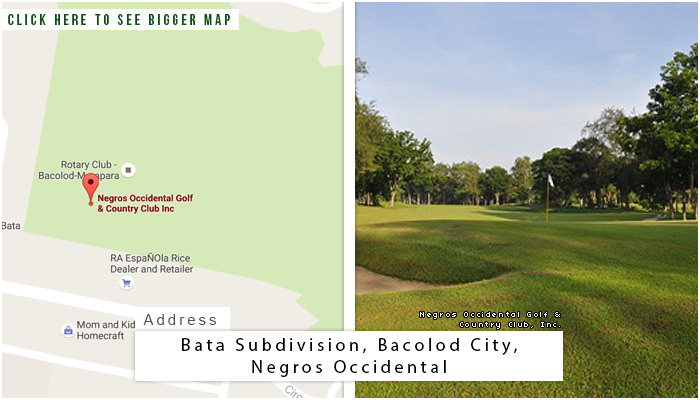 Negros Occidental Golf & Country Club, Inc. Location, Map and Address