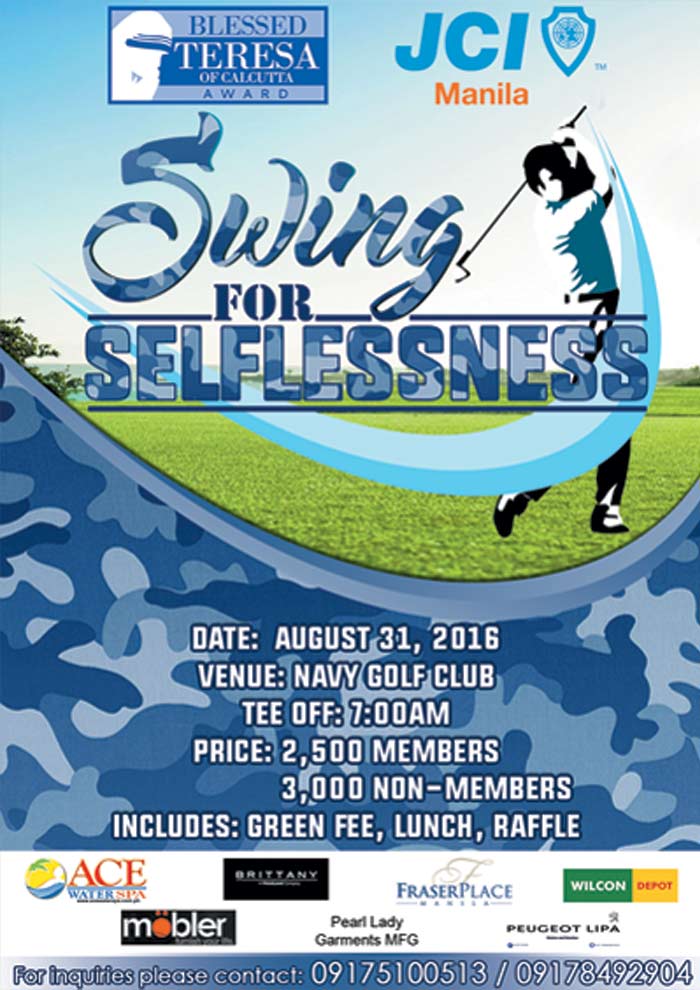 Swing for selflessness